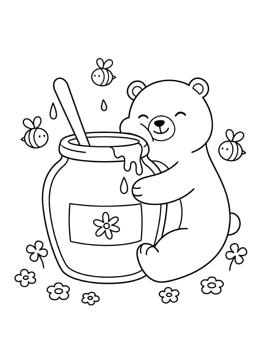 Cloud Garden — coloring page