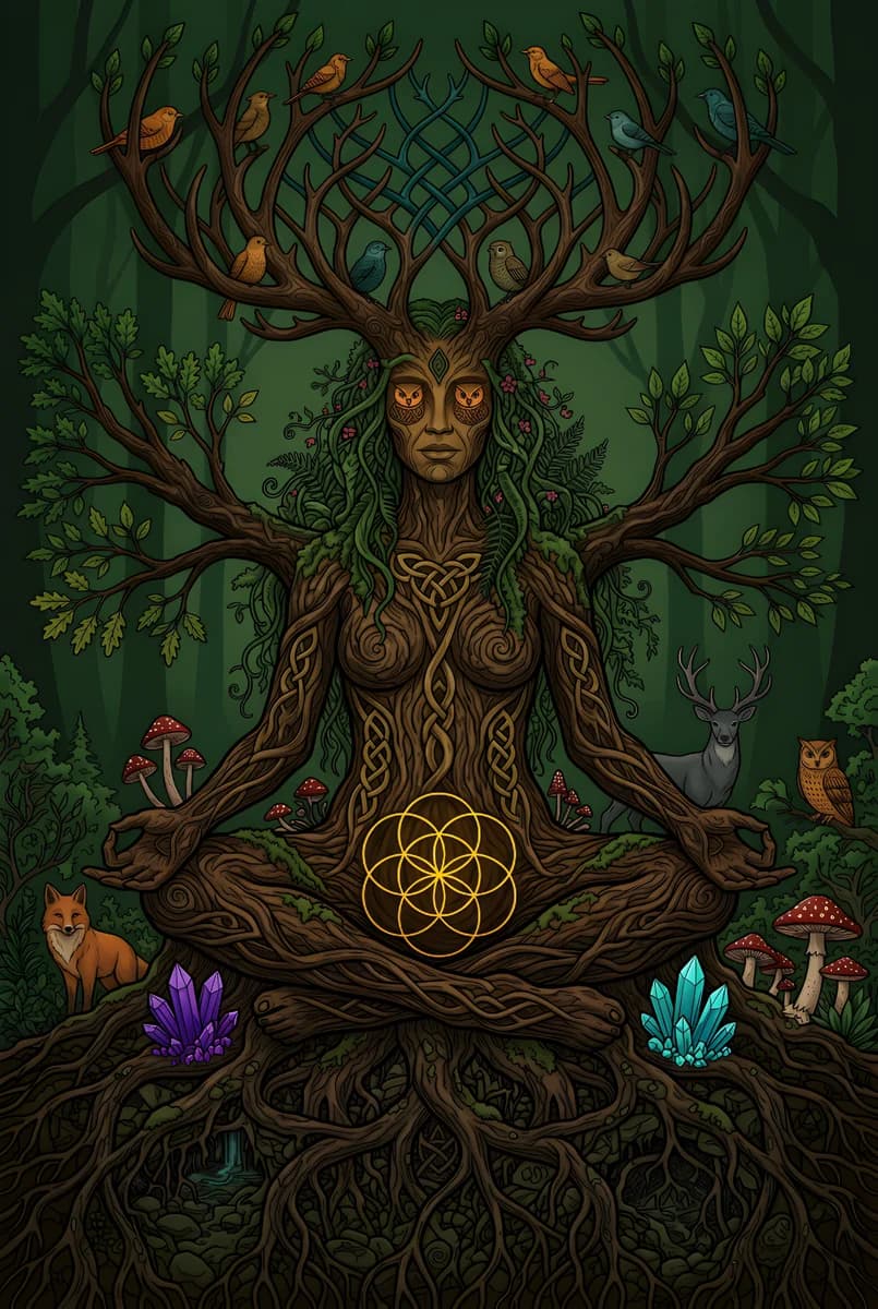 Sacred Feminine 02 — colored reference