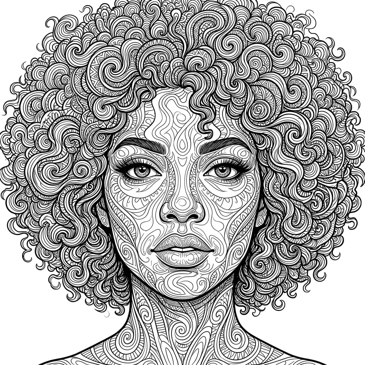 Patterned Crown — coloring page