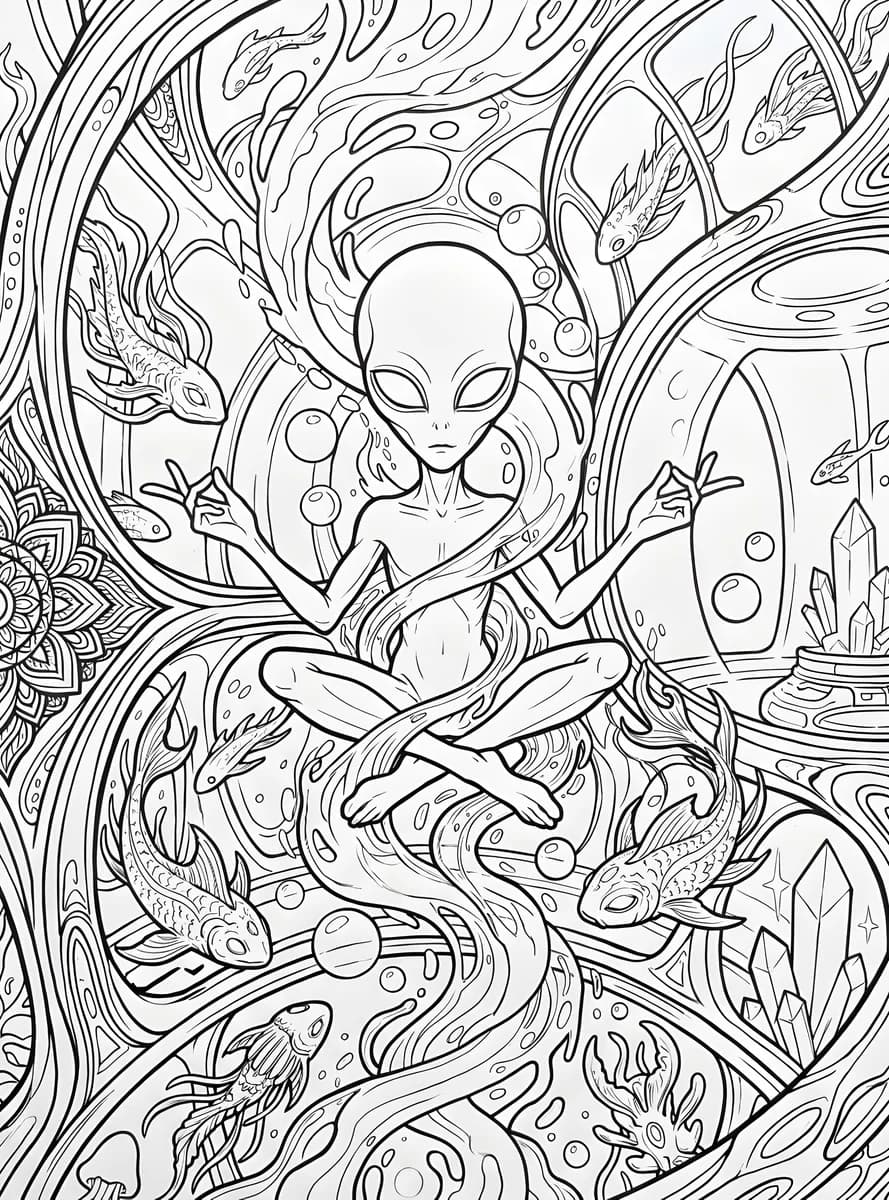 Portal Within — coloring page