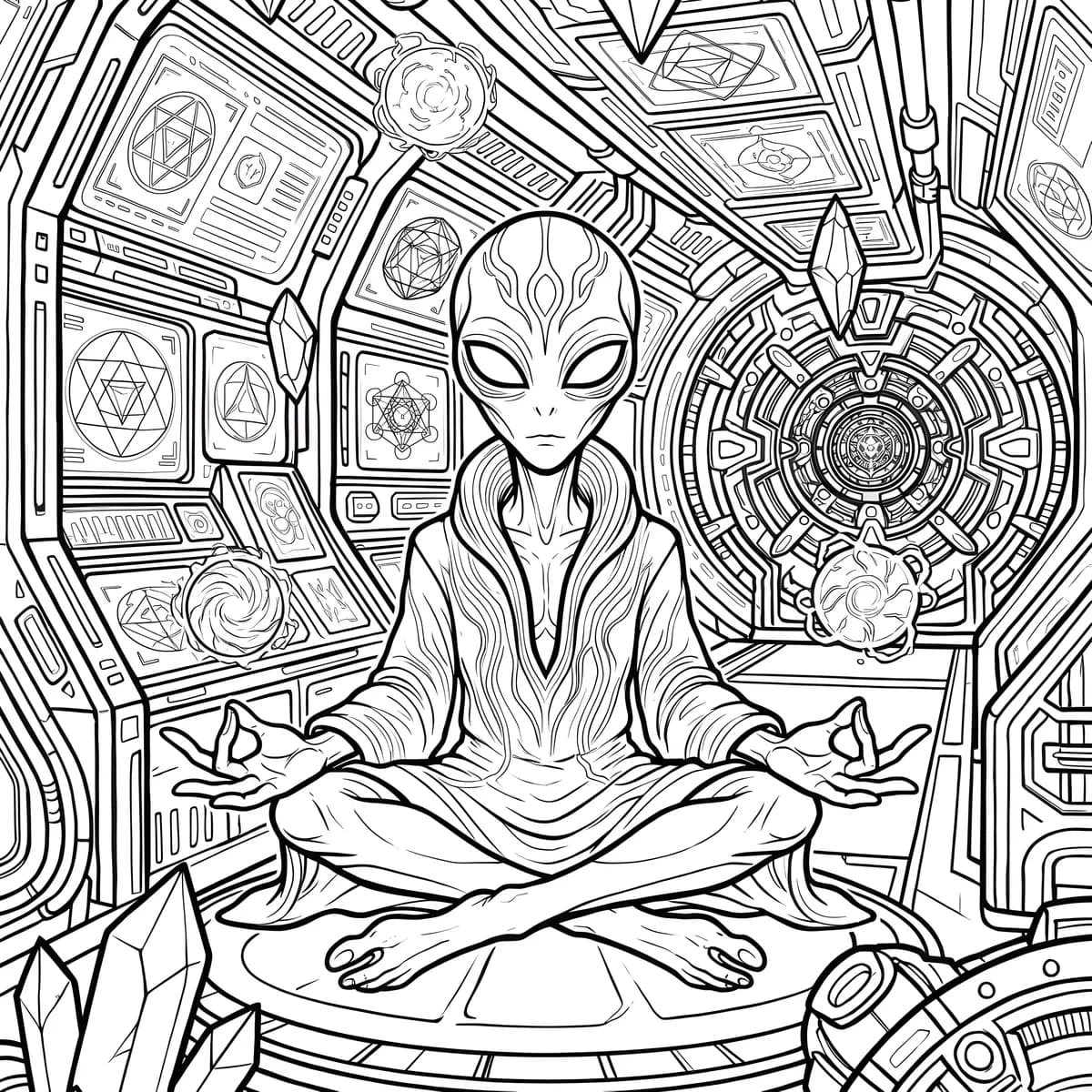 The Sigil Chamber — coloring page