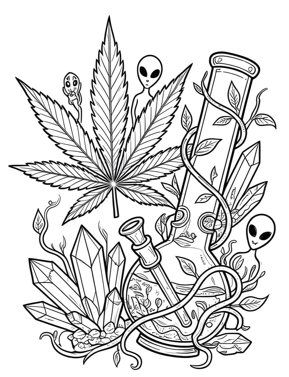 Ritual Glass — coloring page