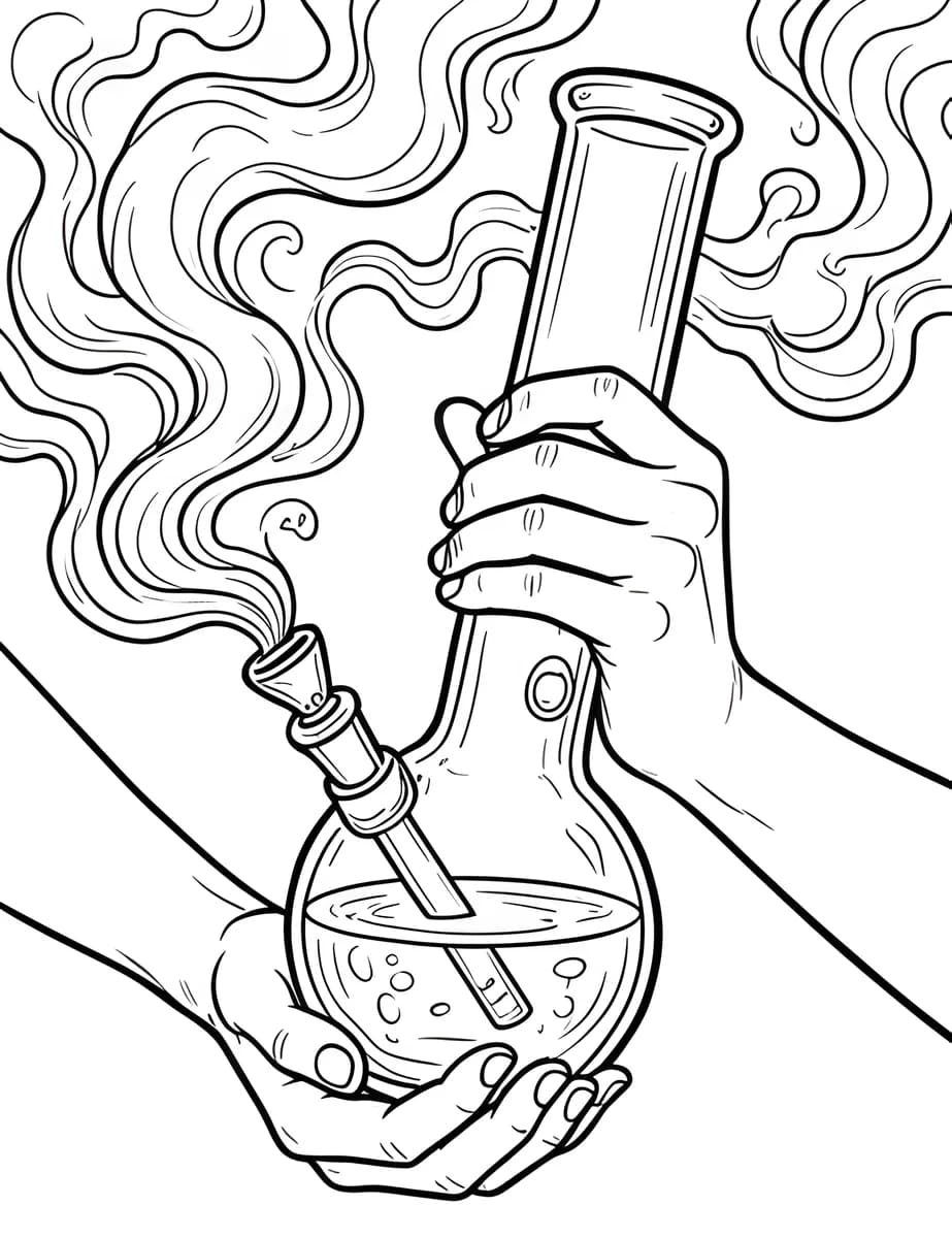 The Long Draw — coloring page