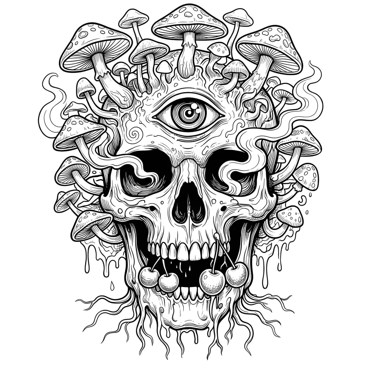 Third Eye Trip — coloring page