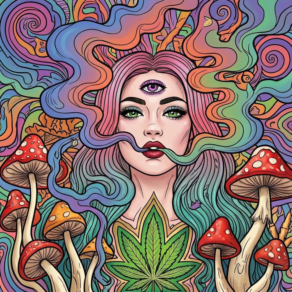 Garden of Visions — colored by Vivid Void community