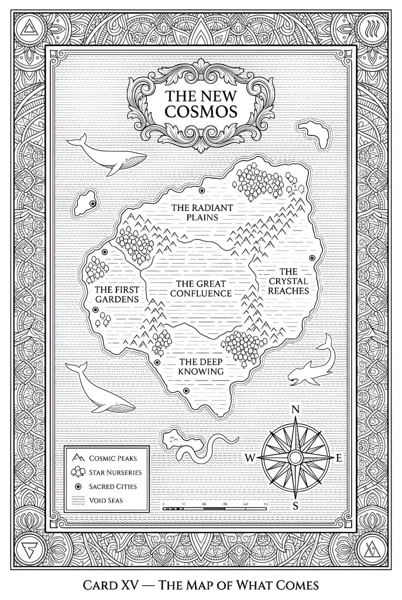 New Cosmos Map — coloring page