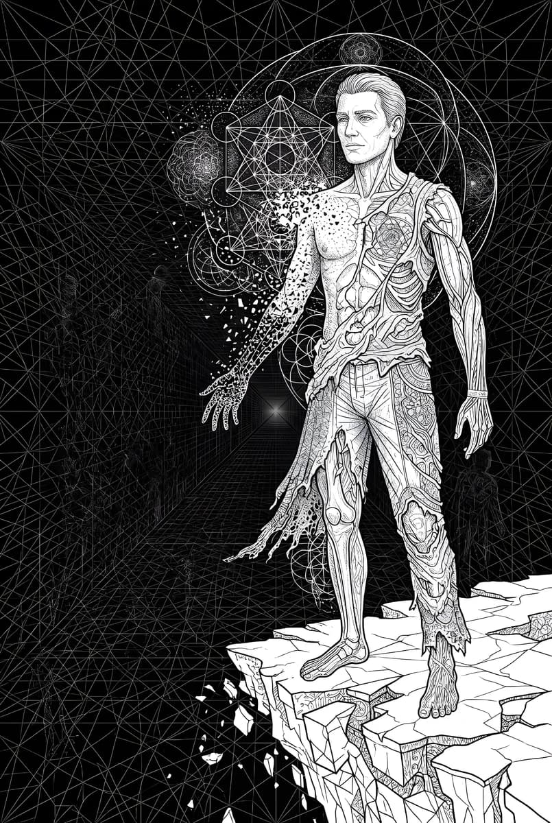 Sacred Dissolution — coloring page