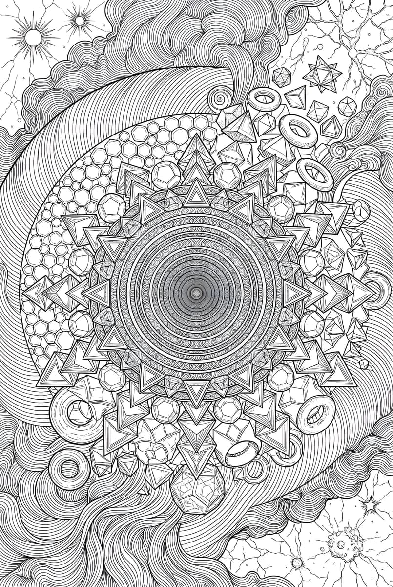 Sacred Void — coloring page