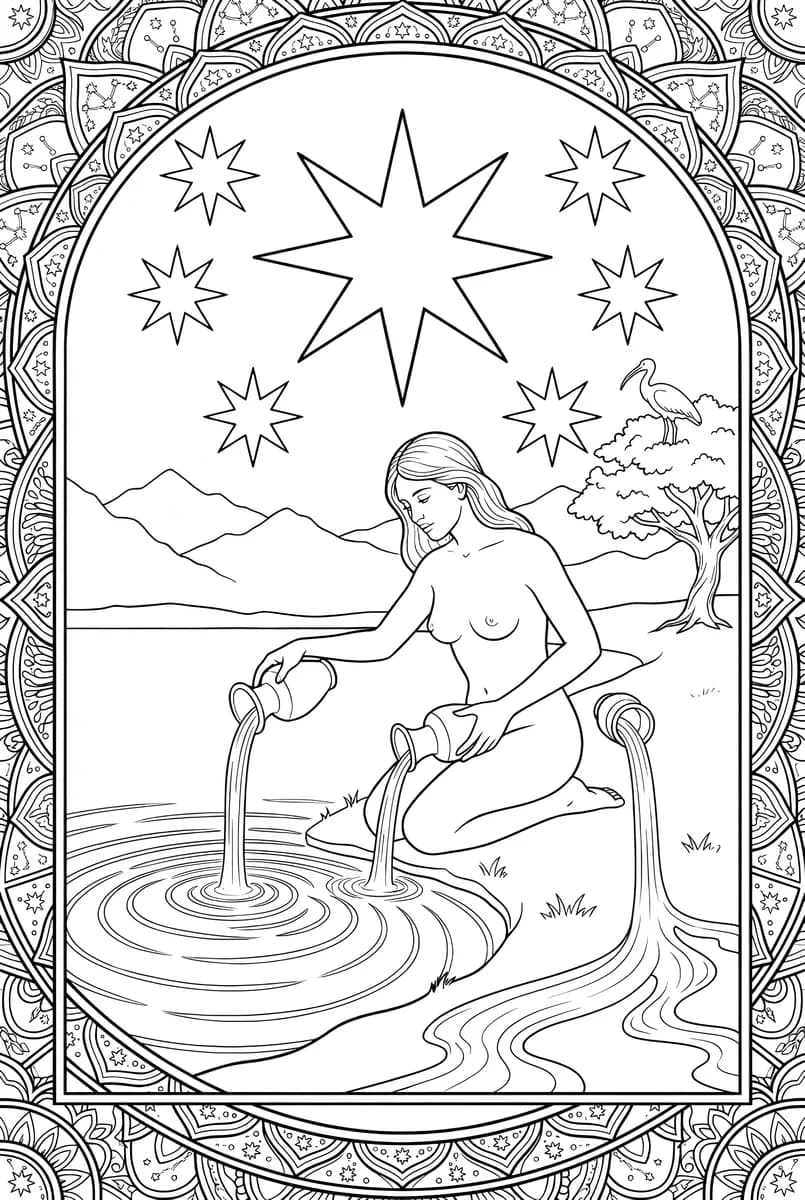 The Star — coloring page