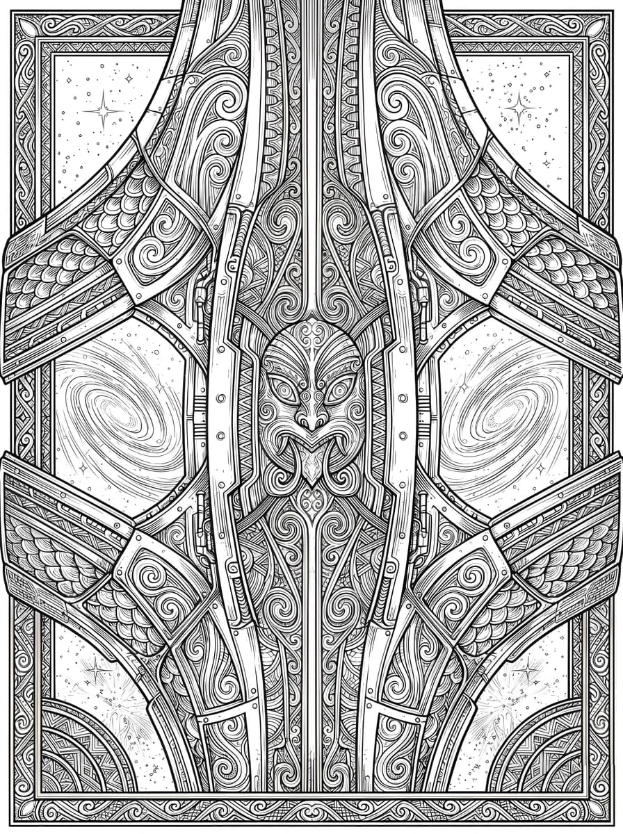 Ship — coloring page
