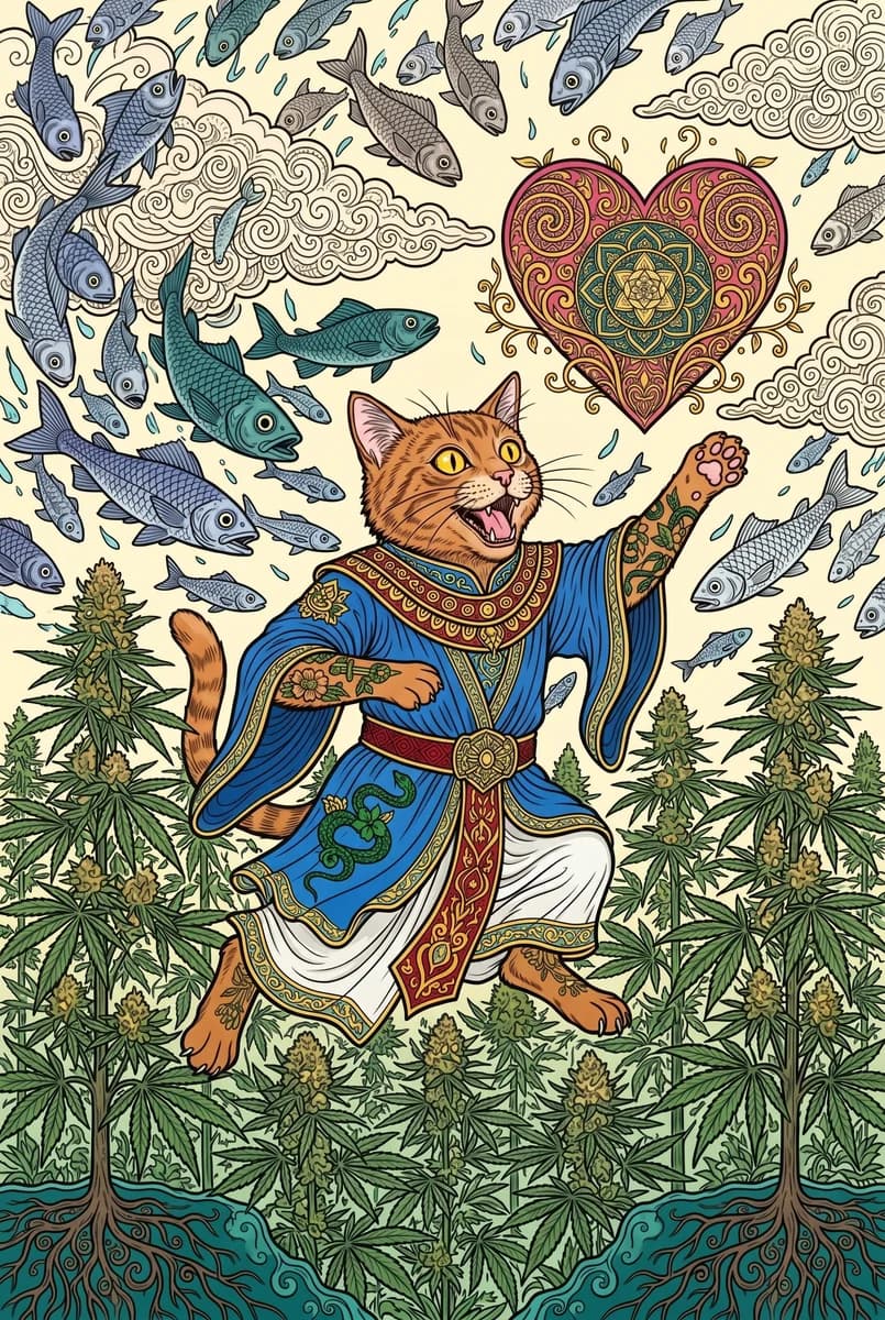 Cat Wizard 2 — colored reference