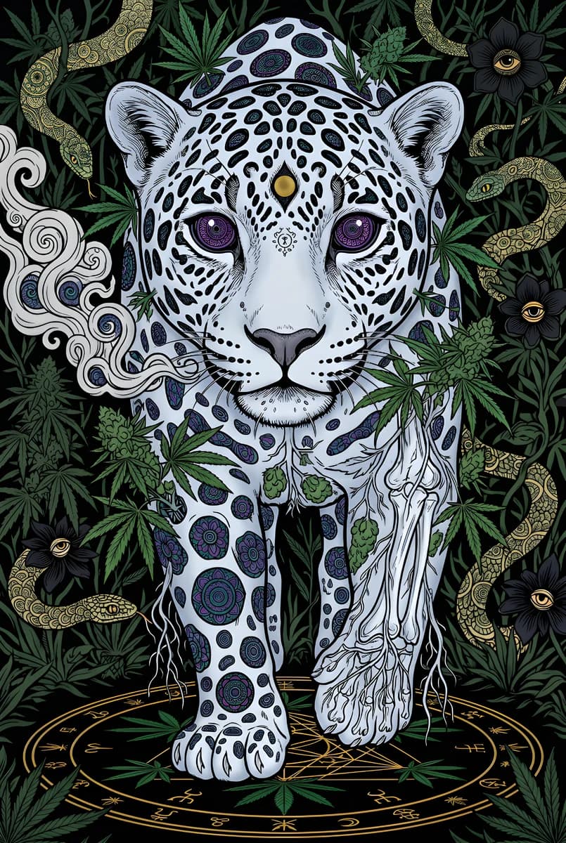 Mystic Jaguar 2 — colored reference
