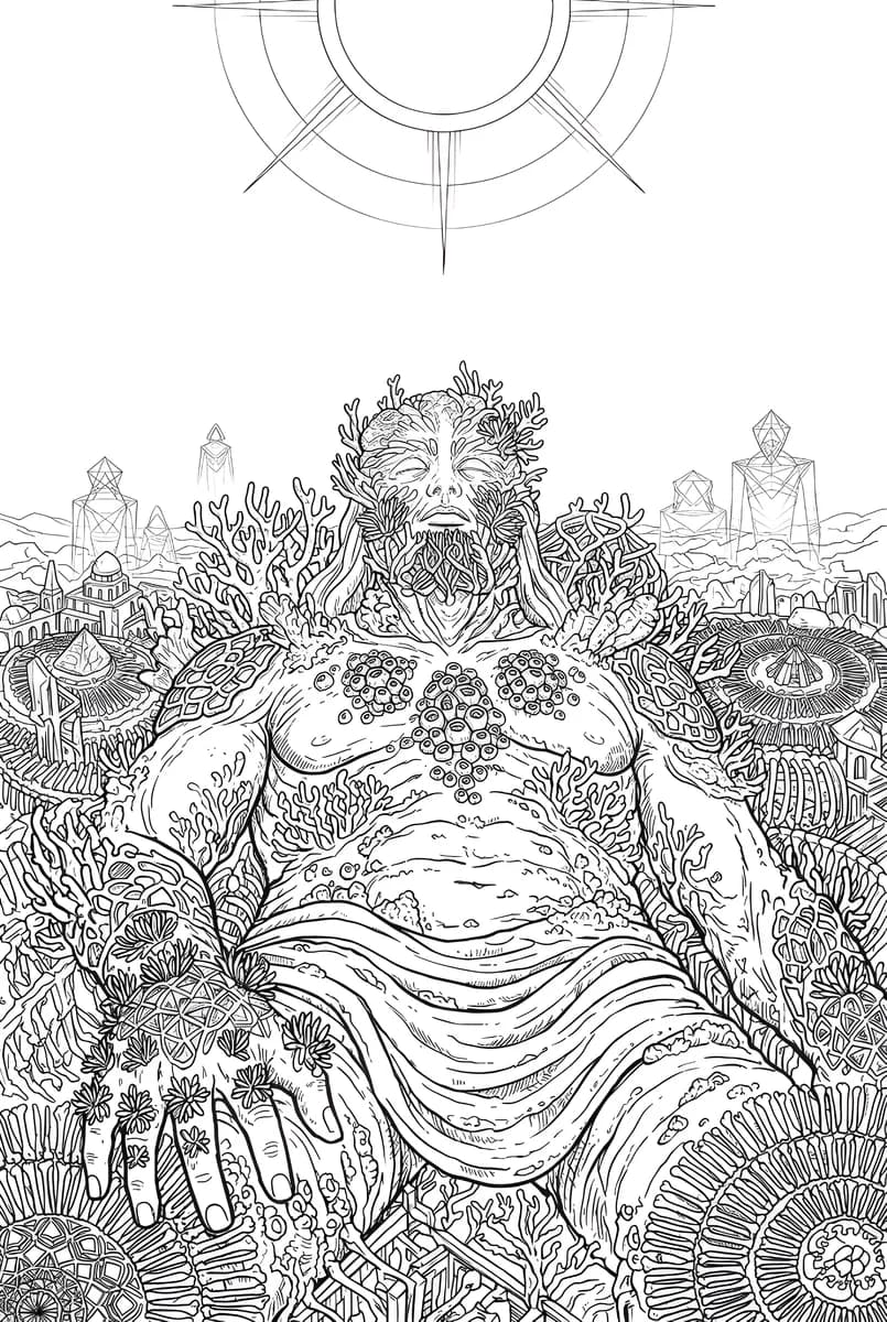 Sea Titan — coloring page