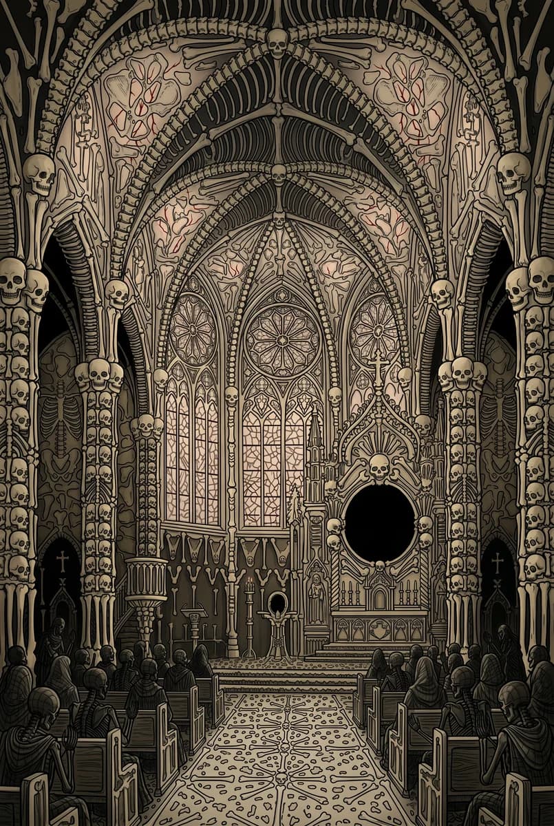 Bone Cathedral — colored reference