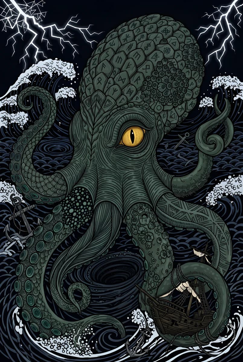 Kraken — colored reference